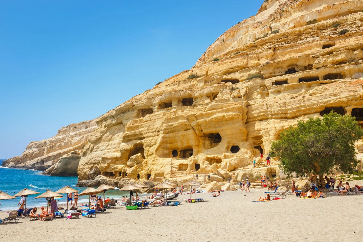 Matala Beach Tour — Crete excursion with TouristLine